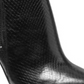 Michael Kors Women's Keke Python Embossed Leather Boot Black Size 10
