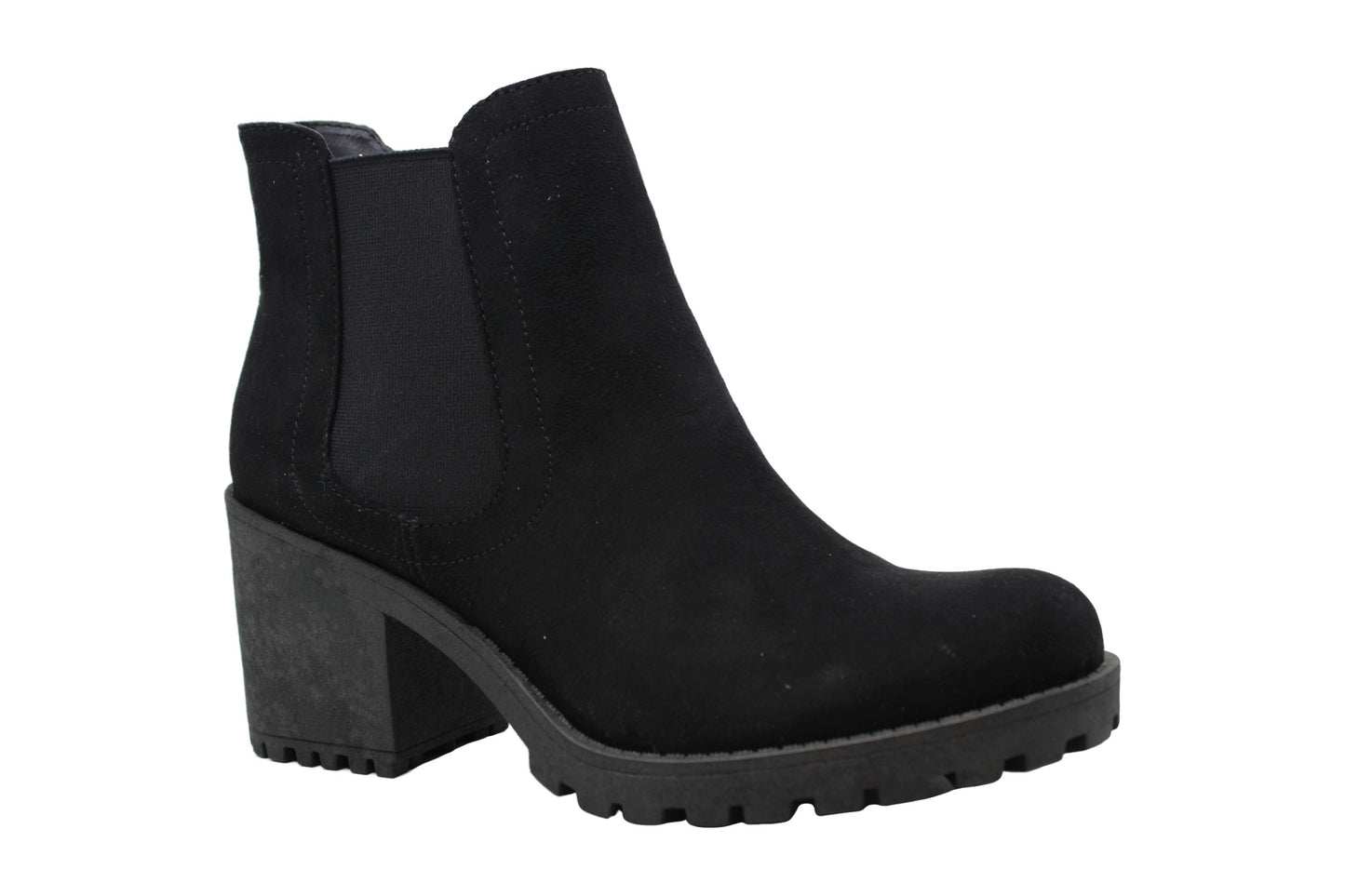 American Rag Women's Morghan Fabric Closed Toe Ankle Chelsea Boots Black Size 11 M