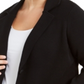 Charter Club Women's Plus Cotton Blazer Sweater Black Size 0X