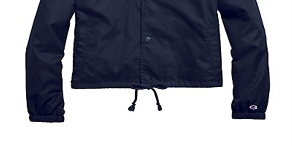 Champion Women's Athletics Heritage Coaches Jacket Blue Size X-Large