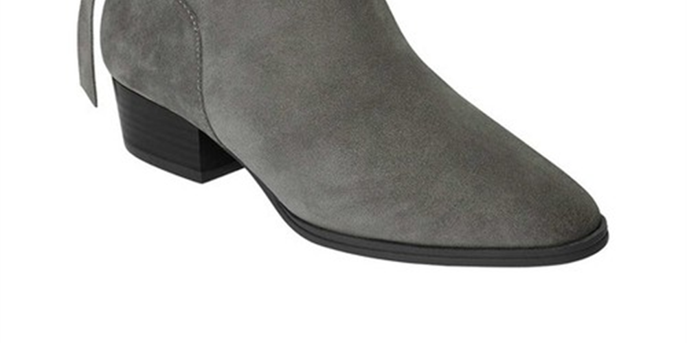 Aerosoles Women's Crosswalk Genuine Suede Gray Size 9 M