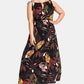 City Chic Women's Canopy Maxi Dress Black Size 20W