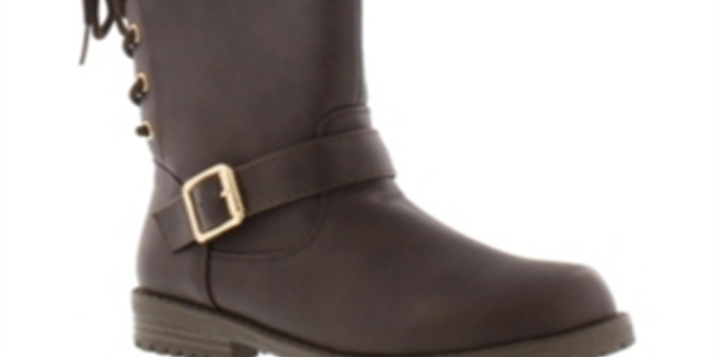 Diamond Girl Little & Big Girl's Janice Lacey Boots Brown Size 3 M