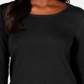 Karen Scott Women's Tulip Hem Top Black Size XX-Large