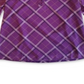 Charter Club Women's Plaid Split Neck Top Purple Size XX-Large