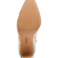 Steve Madden Women's Snake Print Jenn Pointed Toe Zip up Leather Booties Brown Size 7.5 M
