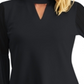 JM Collection Women's Sheer Sleeve Top Black Size X-Small