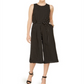 Vince Camuto Women's Polka Dot Cropped Jumpsuit Black Size 8