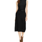 INC International Concepts Women's Belted MIDI Sweater Dress Black Size Small