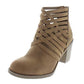 American Rag Women's Almond Toe Ankle Fashion Boots Brown Size 5.5 M