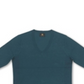JM Collection Women's Button Cuff V Neck Pullover Sweater Teal Size XX-Large