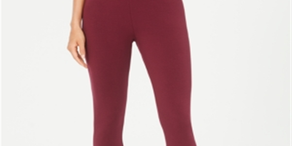 Style & Co Women's Pull on Leggings Maroon Size Petite S