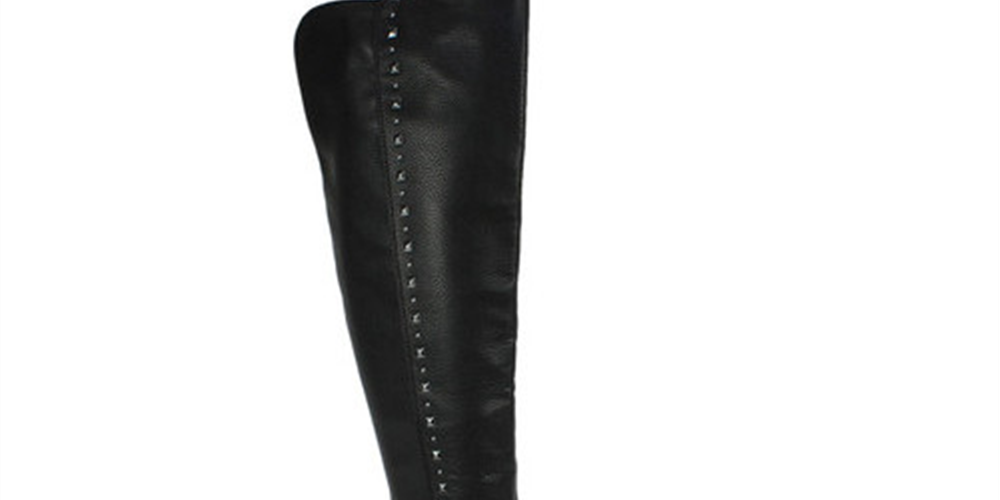 Rialto Women's Ferrell Riding Boot Black Size 5 M
