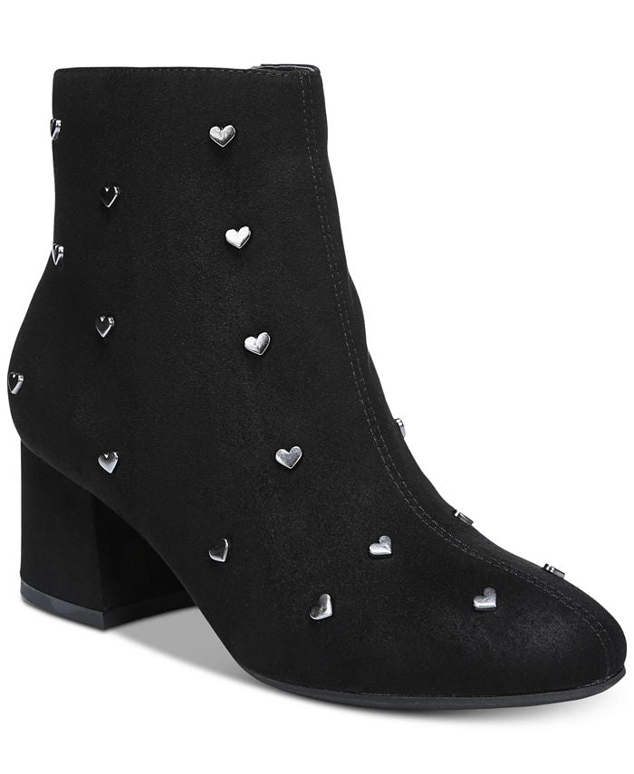 Bar III Women's Jadine Faux Suede Ankle Booties Pink Size 6.5M