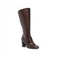 Anne Klein Women's Nastya Knee High Wide Calf Boots Brown Size 9.5 WC