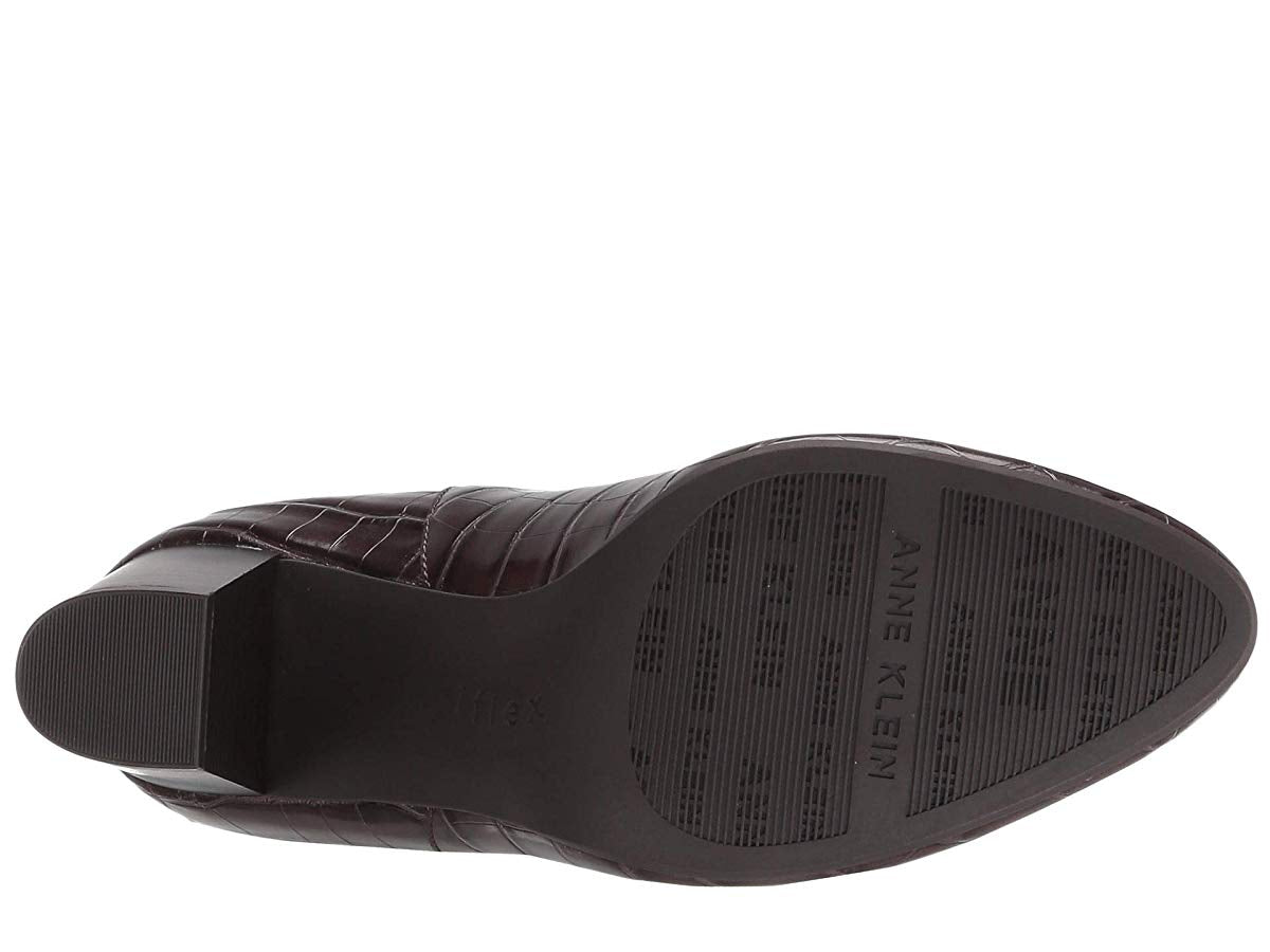 Anne Klein Women's Nastya Knee High Wide Calf Boots Brown Size 9.5 WC