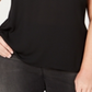 INC International Concepts Women's Sheer Sleeveless Blouse Black Size 1X