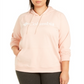 Columbia Women's Logo French Terry Hoodie, Peach Cloud, Size 3X