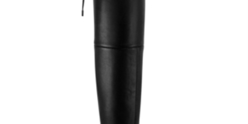 Marc Fisher Women's Leather Over the Knee Dress Boots Black Size 7M