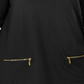 JM Collection Women's Plus Cowlneck Sweater Black Size 2X