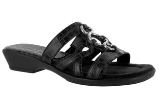 Easy Street Women's Torrid Mules Wide Black Size 11 W