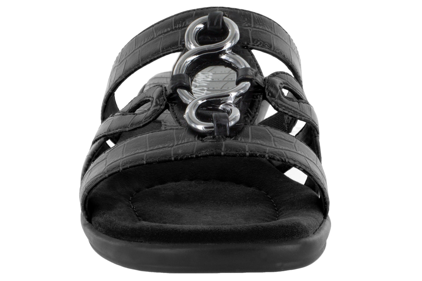 Easy Street Women's Torrid Mules Wide Black Size 11 W