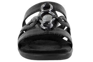 Easy Street Women's Torrid Mules Wide Black Size 11 W