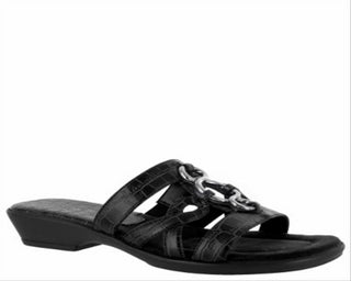 Easy Street Women's Torrid Mules Wide Black Size 11 W