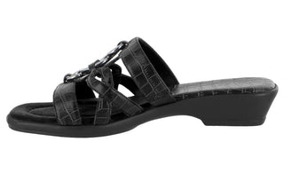 Easy Street Women's Torrid Mules Wide Black Size 11 W