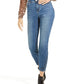 INC International Concepts Women's Rhinestone Curvy Skinny Jeans Blue Size 0
