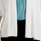 Alfani Women's Solid 3/4 Sleeve Open Cardigan Sweater White Size X-Large