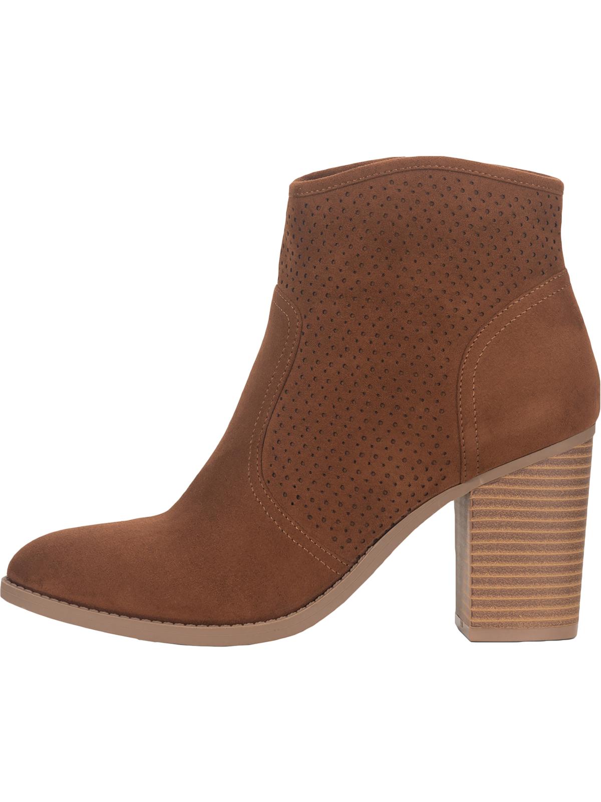 American Rag Women's Adrien Ankle Almond Toe Booties Brown Size 10 M