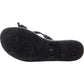 Guess Women's Tutu Rhinestone Thong Flip Flops BlackSize -7 M