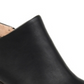 Journee Collection Women's Mixed Media Adison Almond Toe Block Heel Zip up Booties Black Size 10 M
