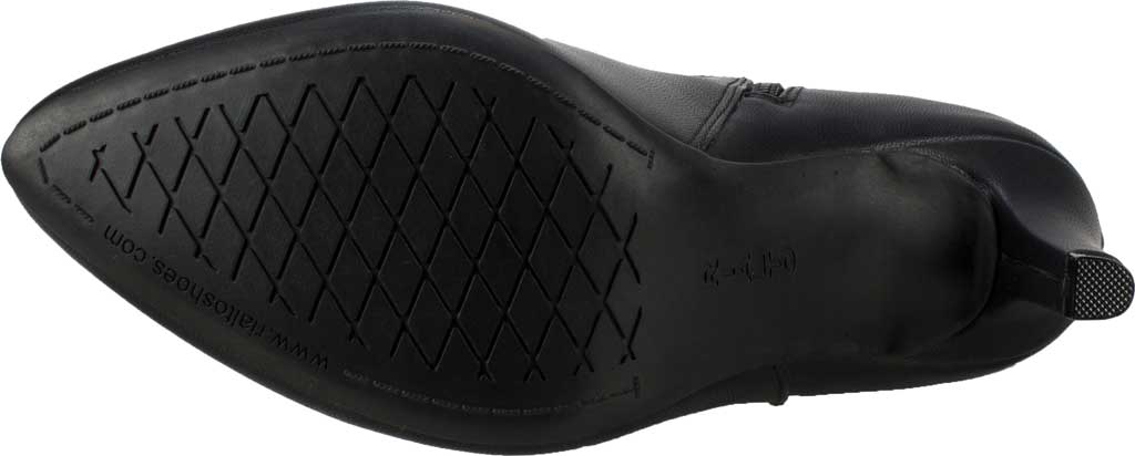 Rialto Women's Buckle Accent Pointed Toe Stiletto Zip up Dress Boots Black Size 6.5 M