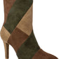 Rialto Women's Casilda Mixed Texture Boots Brown Size 10 M