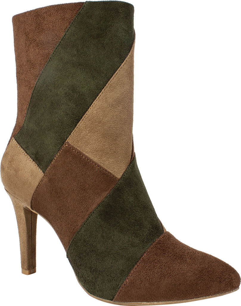 Rialto Women's Casilda Mixed Texture Boots Brown Size 10 M