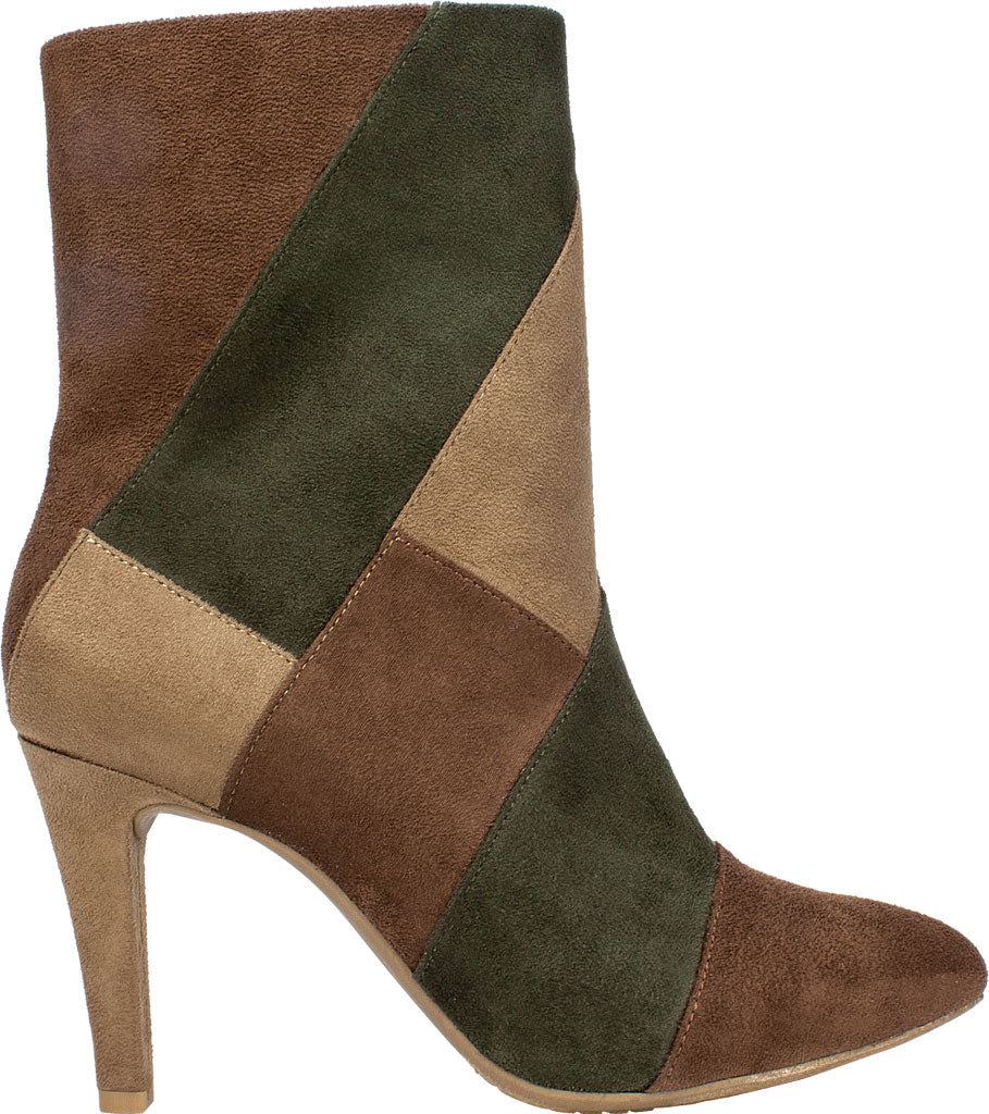 Rialto Women's Casilda Mixed Texture Boots Brown Size 10 M