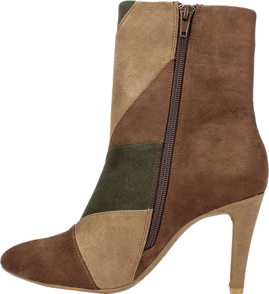 Rialto Women's Casilda Mixed Texture Boots Brown Size 10 M