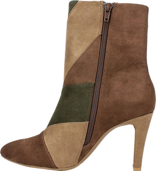 Rialto Women's Casilda Mixed Texture Boots Brown Size 10 M