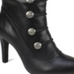 Rialto Women's Chung Fabric Almond Toe Mid Calf Fashion Boots Black Size 11 M