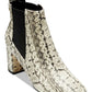 Cole Haan Women's Nitasha 65mm Ankle Boot Tan Snake Size 7B