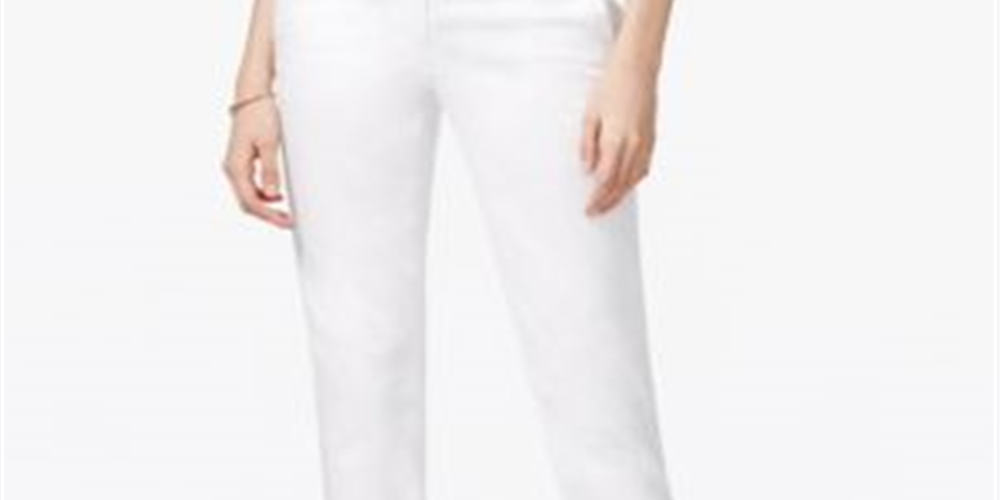 Michael Kors Women's Woven Flat Front Dress Pants White Size 2