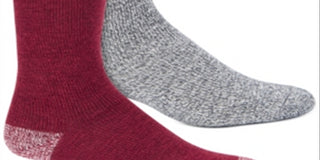 Timberland Men's 2 Pk Marled Boot Socks Red One Size