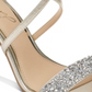 Jewel Badgley Mischka Women's Ankle Strap Open Toe Pumps Gold Size 9 M