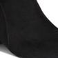 INC International Concepts Women's FloriannL Suede Almond Toe Ankle Fashion Boots Black Size 1.5