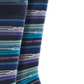 Perry Ellis Portfolio Men's Tencel Striped Crew Socks Blue Size Regular