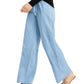 INC International Concepts Women's Tie Front Wide Leg Casual Pants Blue Size 2