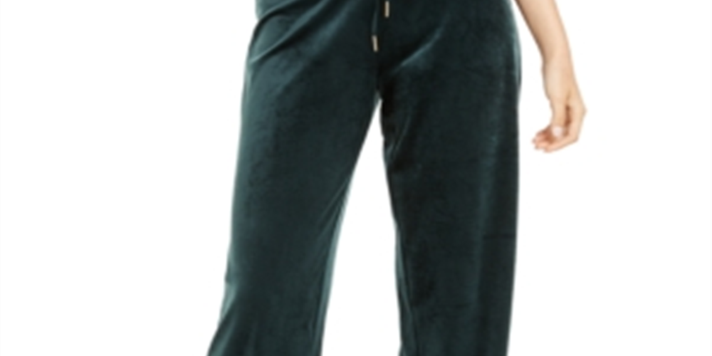 Calvin Klein Women's Straight Leg Pants Blue Size Large