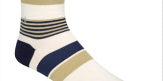 Calvin Klein Men's Striped Knit Crew Socks Brown Size 7-12